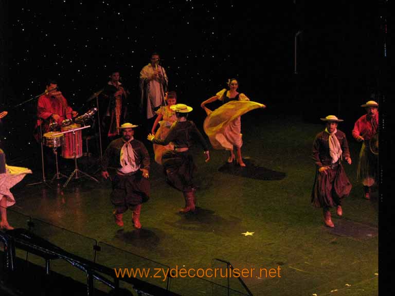 360: Carnival Splendor, South America Cruise, Buenos Aires, Welcome Aboard Argentine Folkloric Show, 