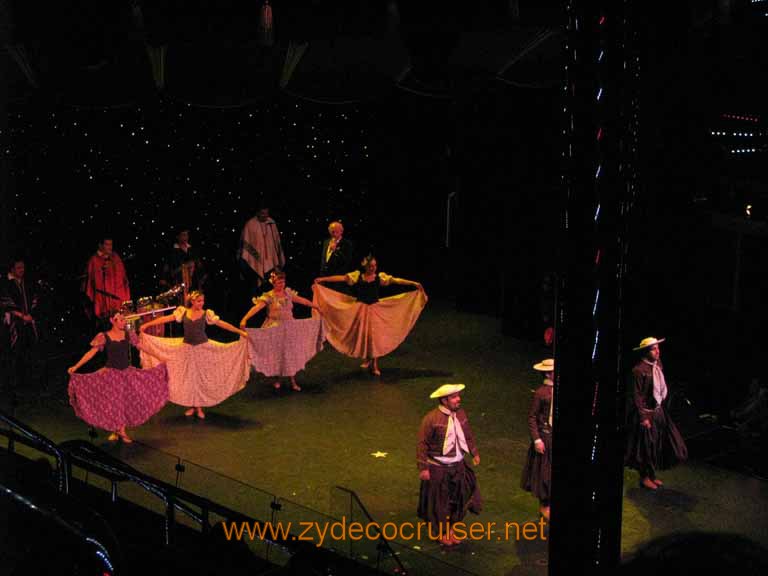 361: Carnival Splendor, South America Cruise, Buenos Aires, Welcome Aboard Argentine Folkloric Show, 