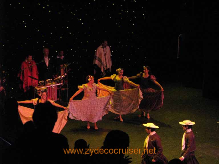 364: Carnival Splendor, South America Cruise, Buenos Aires, Welcome Aboard Argentine Folkloric Show, 
