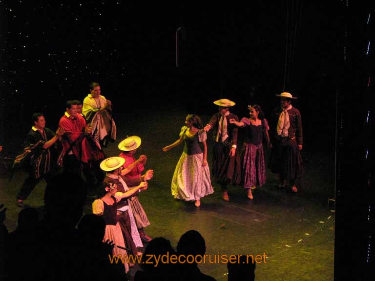 365: Carnival Splendor, South America Cruise, Buenos Aires, Welcome Aboard Argentine Folkloric Show, 