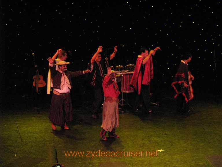 367: Carnival Splendor, South America Cruise, Buenos Aires, Welcome Aboard Argentine Folkloric Show, 