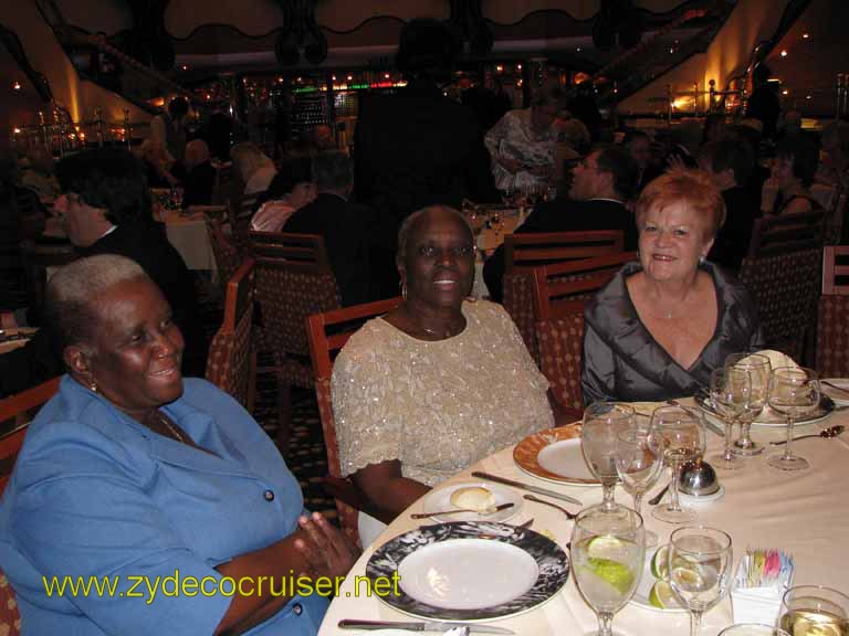 083: Carnival Splendor, South America Cruise, Fun Day at Sea. Ladies at our table