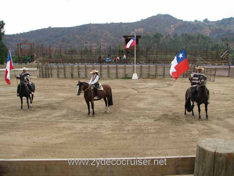 194: Carnival Splendor, 2009, Valparaiso-Santiago transfer, Wine, Horses, and Santiago tour, 