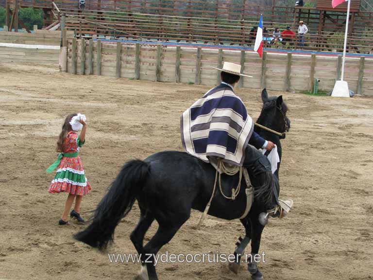 217: Carnival Splendor, 2009, Valparaiso-Santiago transfer, Wine, Horses, and Santiago tour, 