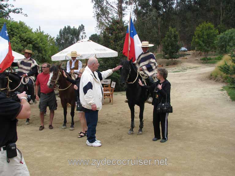 234: Carnival Splendor, 2009, Valparaiso-Santiago transfer, Wine, Horses, and Santiago tour, 