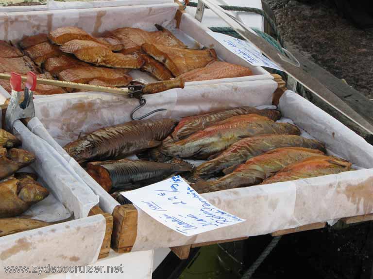 021: Carnival Splendor, Helsinki, Fish market off the back of a boat