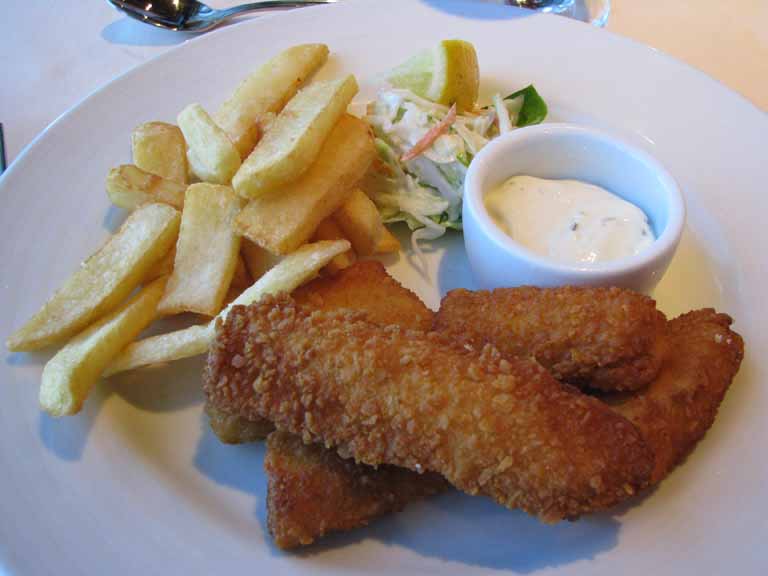 Fish & Chips, Main Dining Room, Lunch, Carnival Spendor