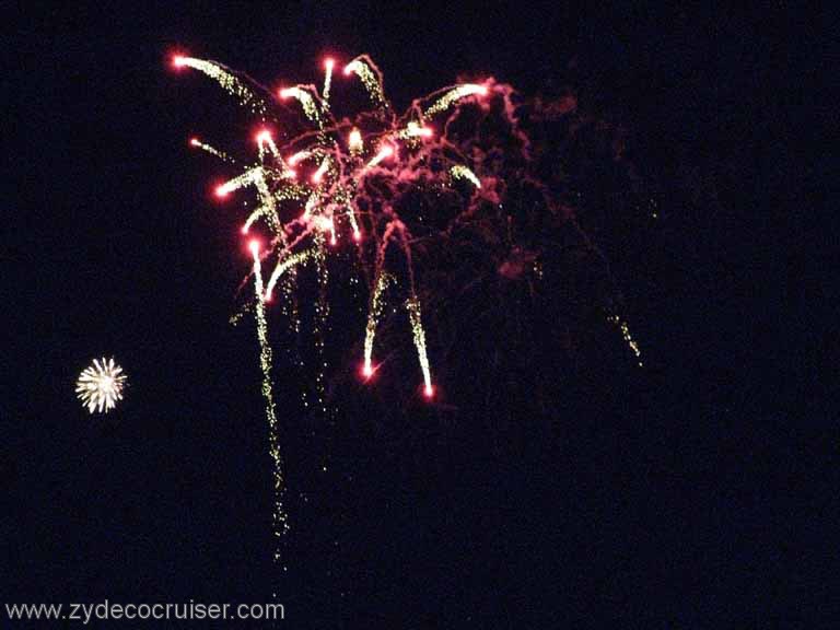 234: Carnival Splendor, Baltic Cruise, Warnemunde, Fireworks
