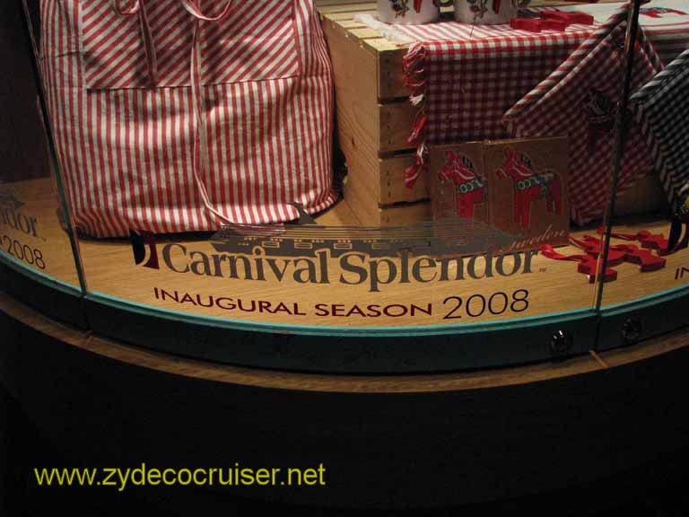 002: Carnival Splendor, 3 Day, Sea Day, Inaugural Season 2008