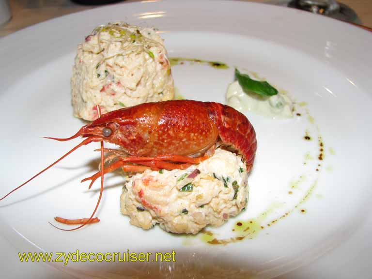 Crawfish and King Crab Salad, Carnival Splendor