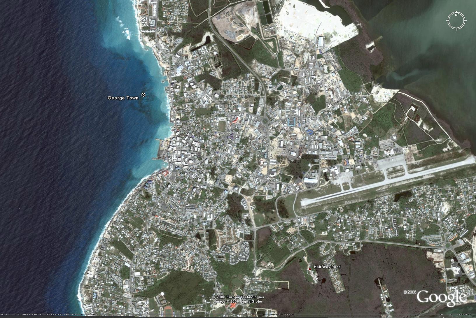 Google Maps - Georgetown, Grand Cayman