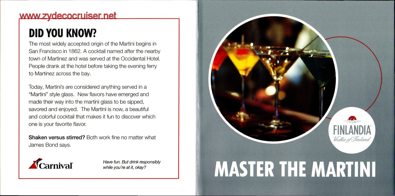 Master the Martini, Page 1