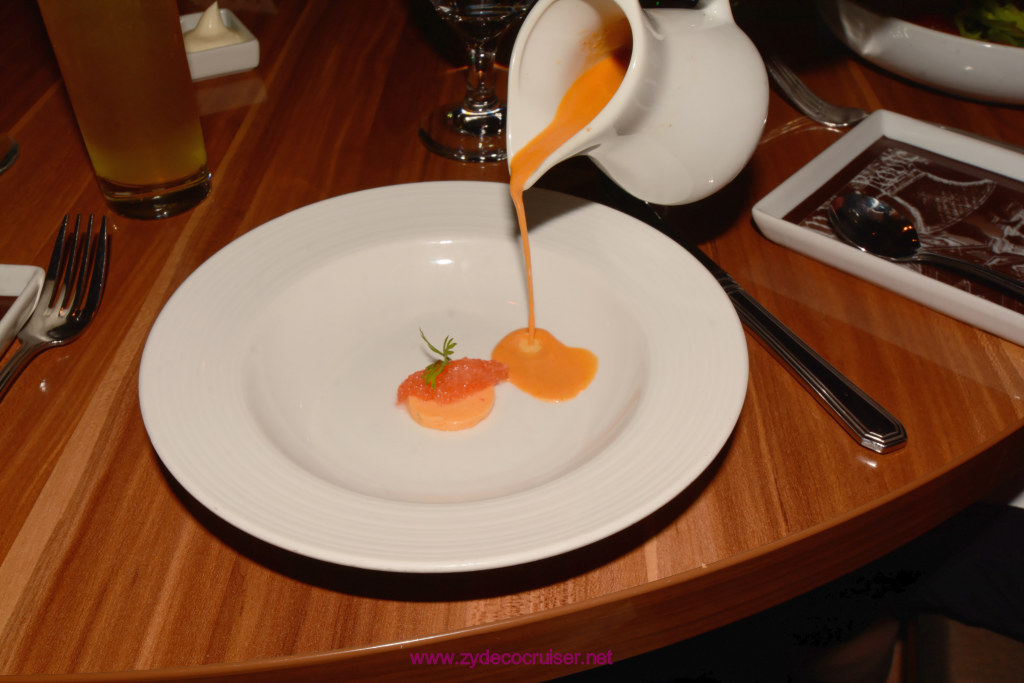 003: Carnival Horizon Cruise, Sea Day 2, Diamond Luncheon, Lobster Bisque