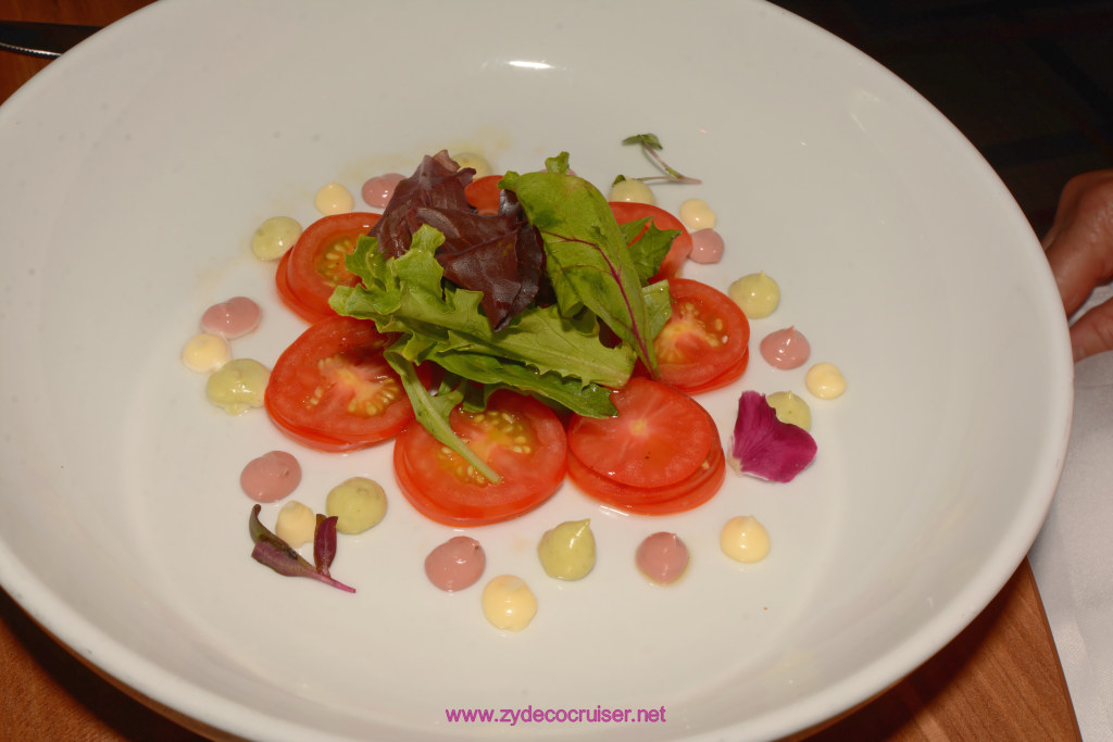 006: Carnival Horizon Cruise, Sea Day 2, Diamond Luncheon, Heirloom Tomato