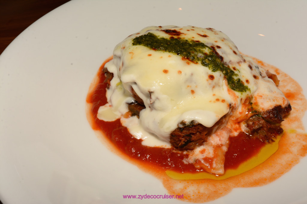 090:  Carnival Horizon Cruise, July 2021, La Romana, Pasta Bar Lunch, Lasagna