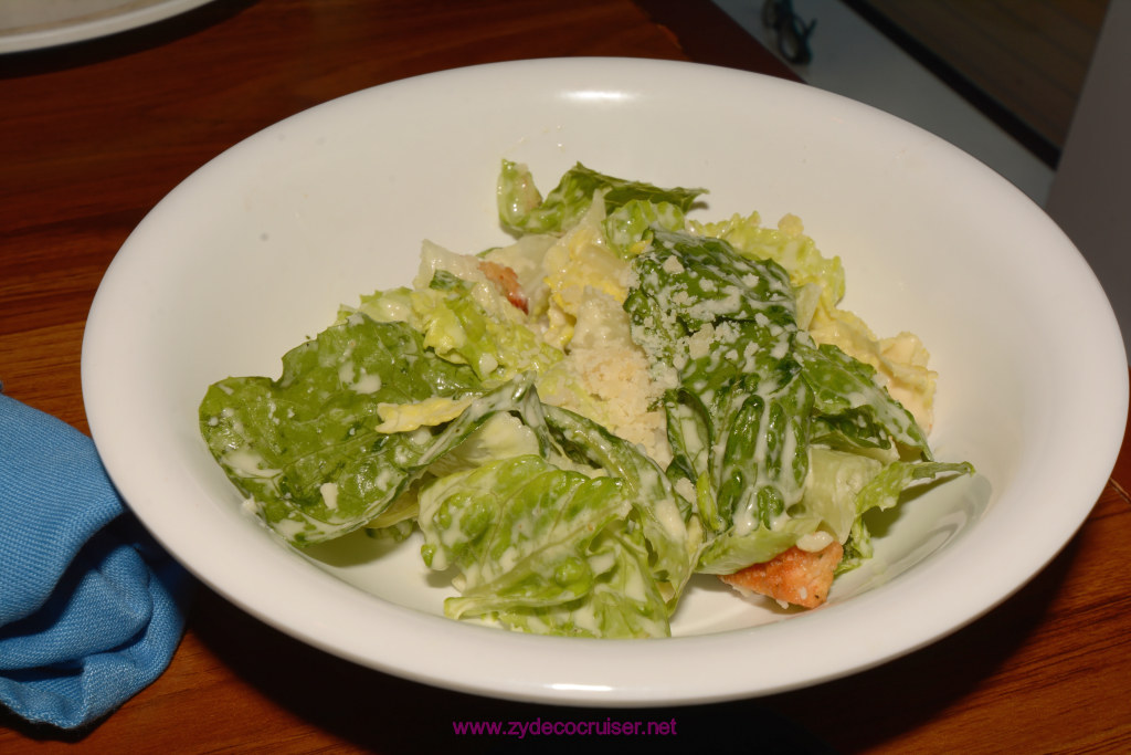 091:  Carnival Horizon Cruise, July 2021, La Romana, Pasta Bar Lunch, Caesar Salad 