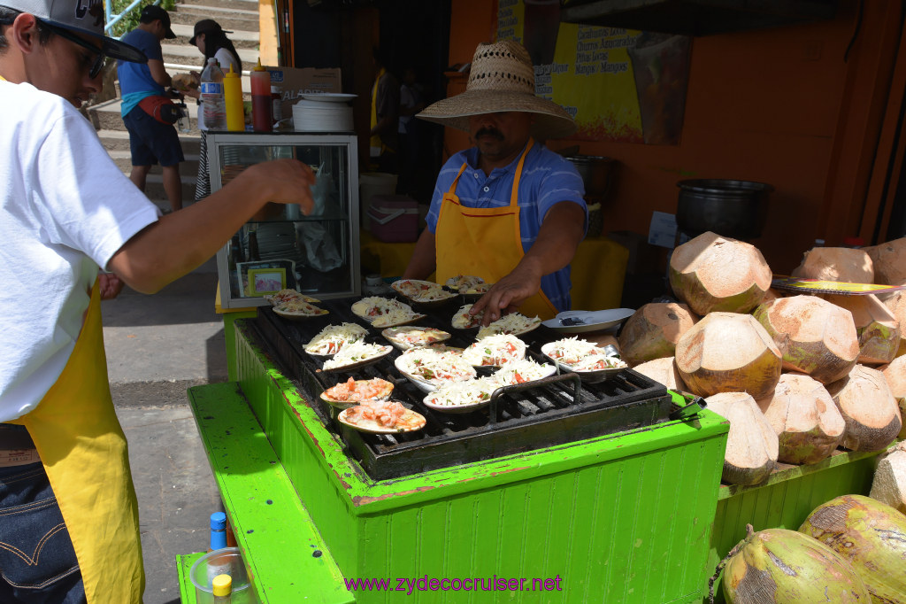 040: Carnival Imagination, Ensenada, La Bufadora Tour, Chargrilled Oysters, Clams, 