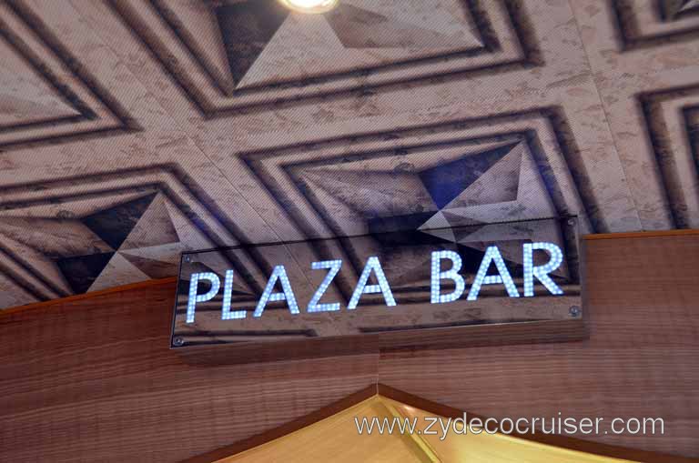 133: Carnival Magic Inaugural Voyage, Monte Carlo, Sea Day 3, Plaza Bar