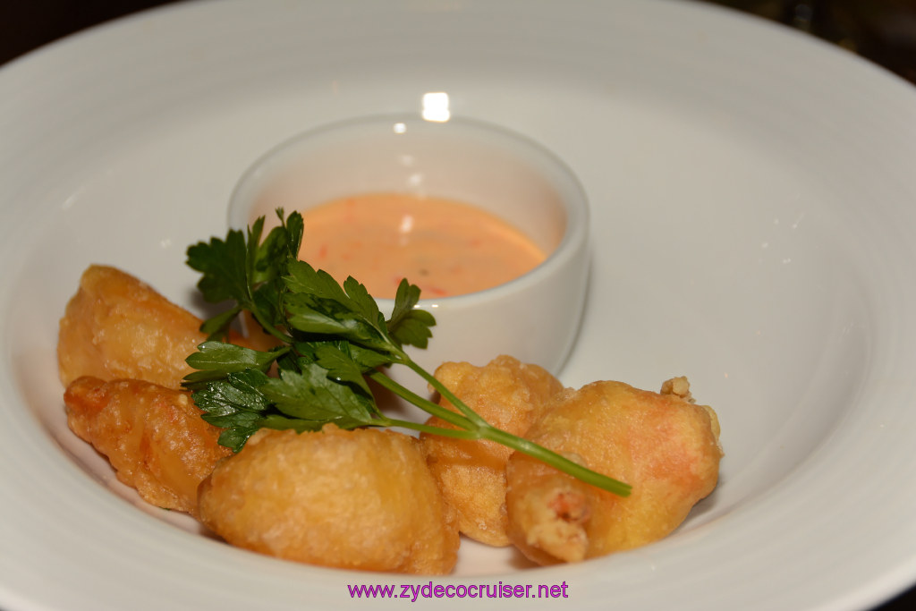 292: Carnival Triumph Journeys Cruise, Aruba, MDR Dinner, Fried Shrimp, 