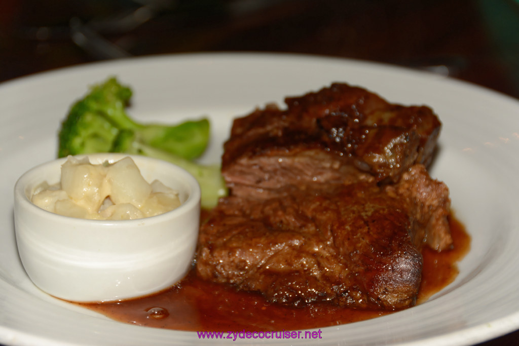 297: Carnival Triumph Journeys Cruise, Aruba, MDR Dinner, Braised Short Ribs, 