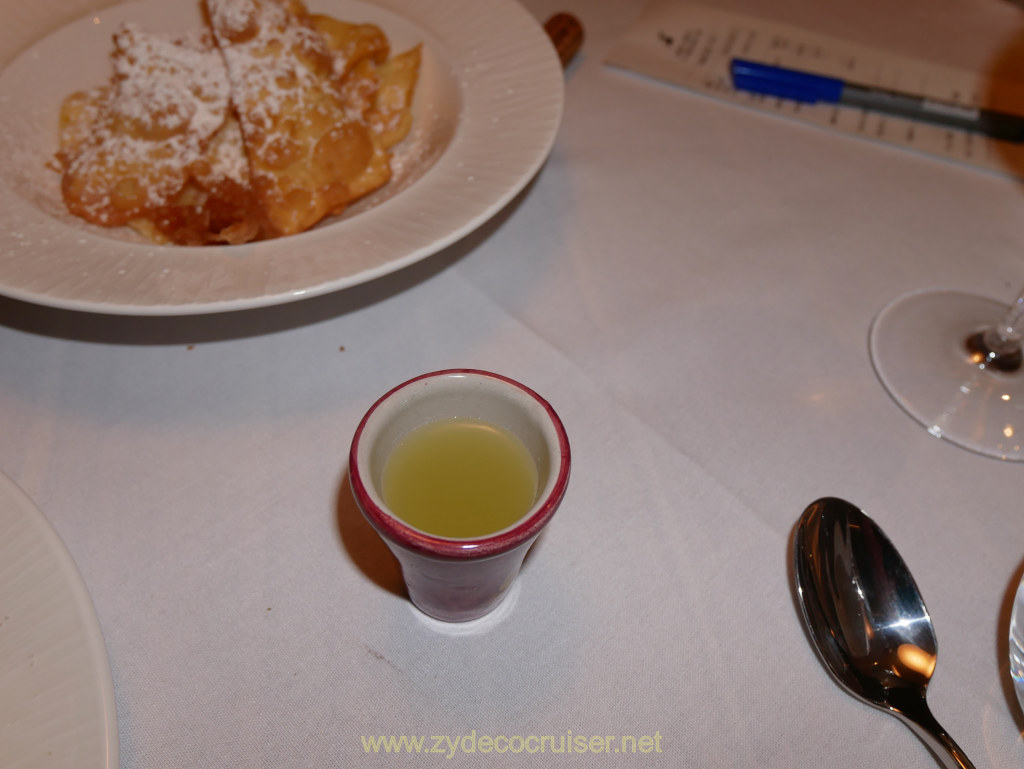 Carnival Venezia Il Viaggio, Complimentary Lemoncello Shot