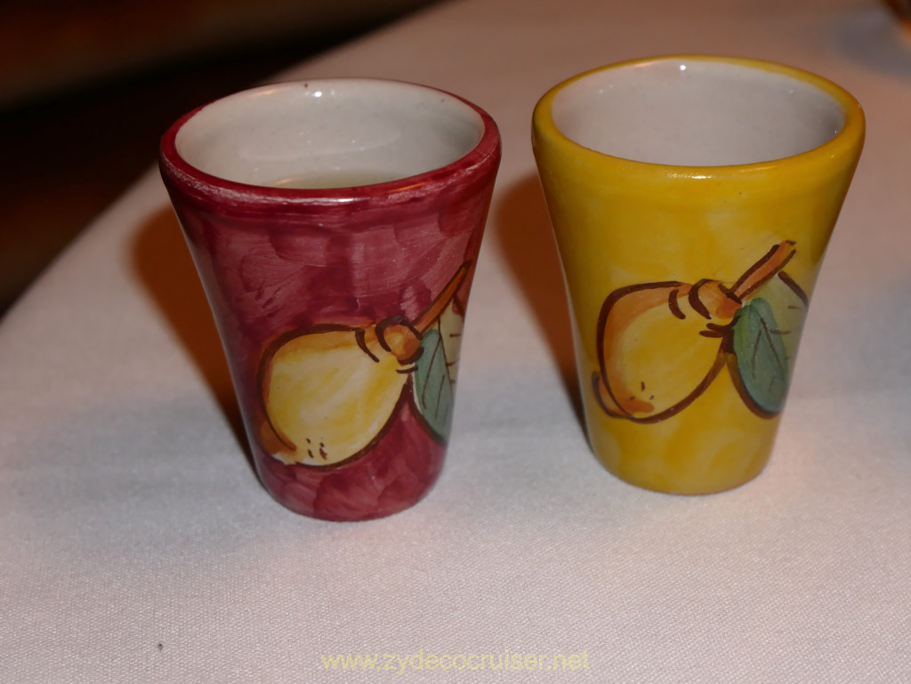 Carnival Venezia Il Viaggio, Lemoncello shot glasses