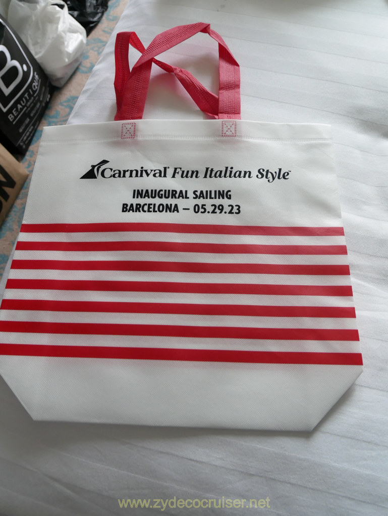 032: Carnival Venezia Transatlantic Cruise, Sea Day 3, Inaugural Sailing gift