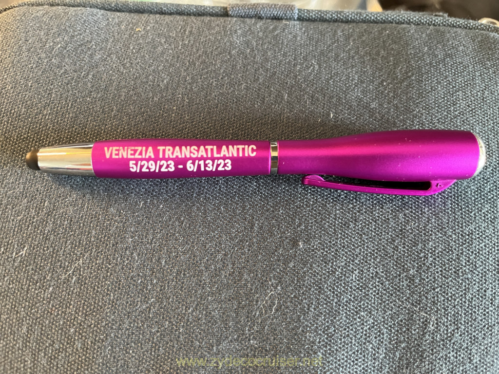 030: Carnival Venezia Transatlantic Cruise, Sea Day 9, Venezia Pen