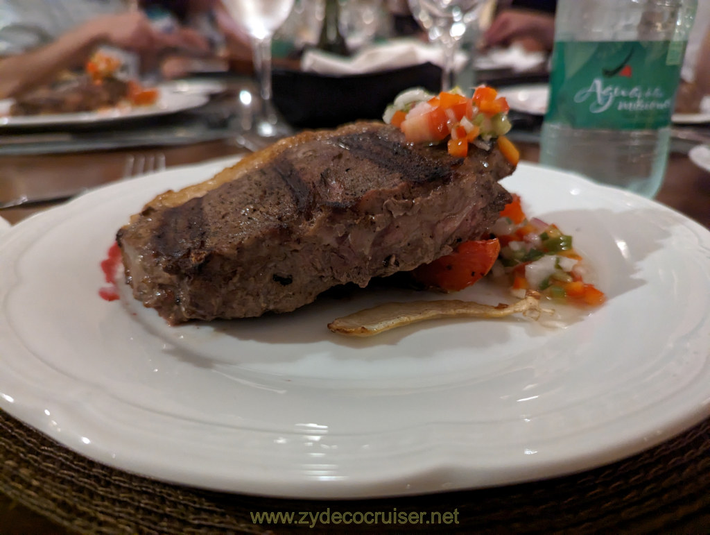 Loi Suites Iguazu Hotel, Sirloin Steak, grilled vegetables, and creole sauce