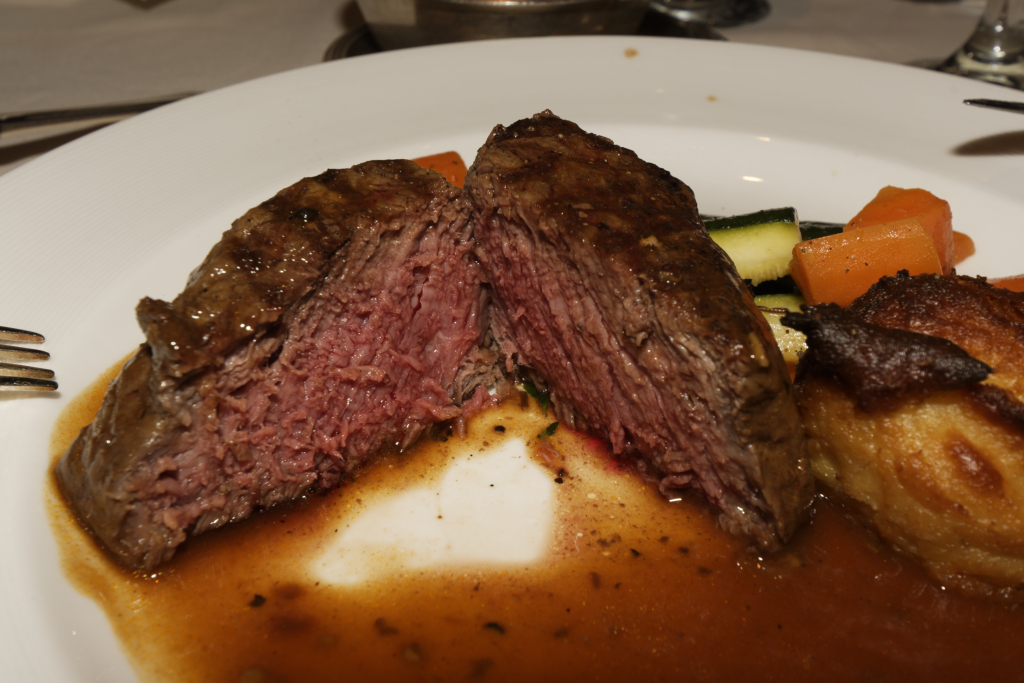 Medallion of Beef Tenderloin, Cognac & Peppercorn Demi-Glace