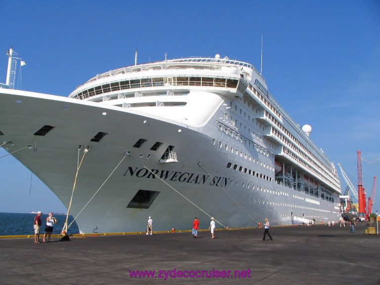 Norwegian Sun in Puerto Santo Tomas de Castilla,Guatemala