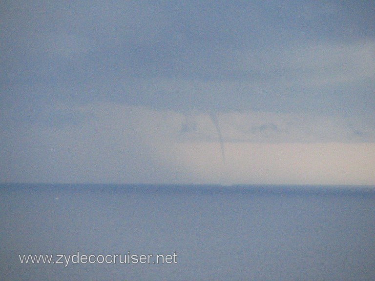 Carnival Valor Cruise Miami, Waterspout